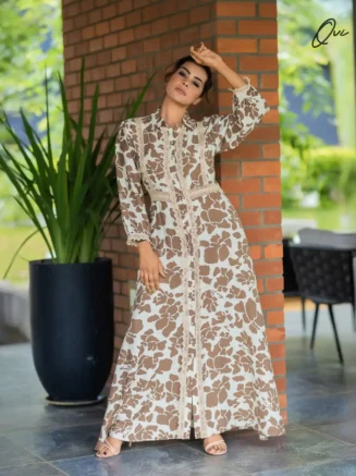Italian Cotton GPO Lace Maxi Dress